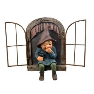 Nain-De-Jardin-Suspendu-Arbre-Sculptures